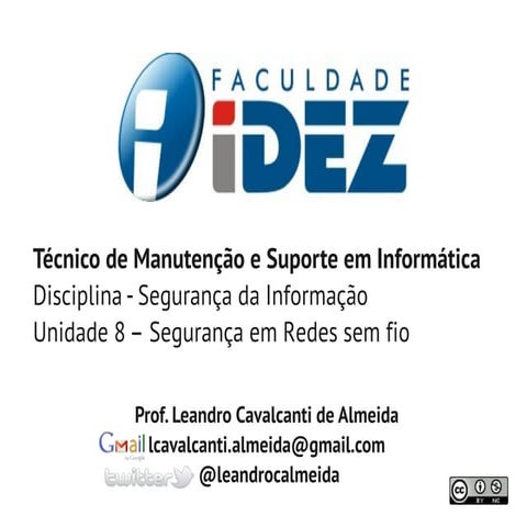 Unidade 8   ieee802-11i
