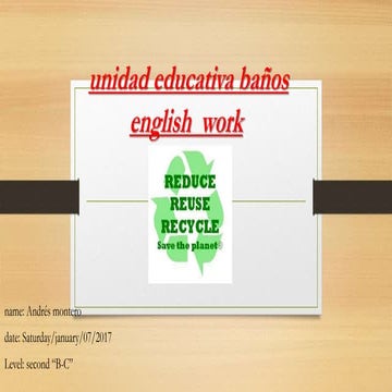 Unidad educativa baños am