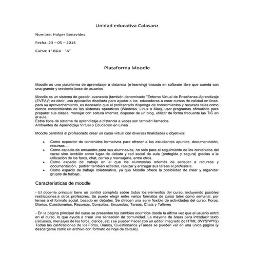 Unidad educativa calasanz moodle