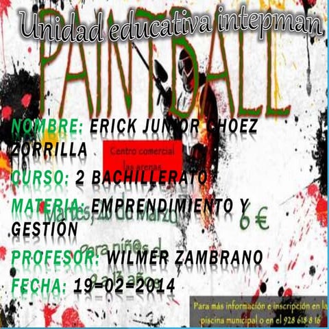 Empresa de Paintball como empezar 