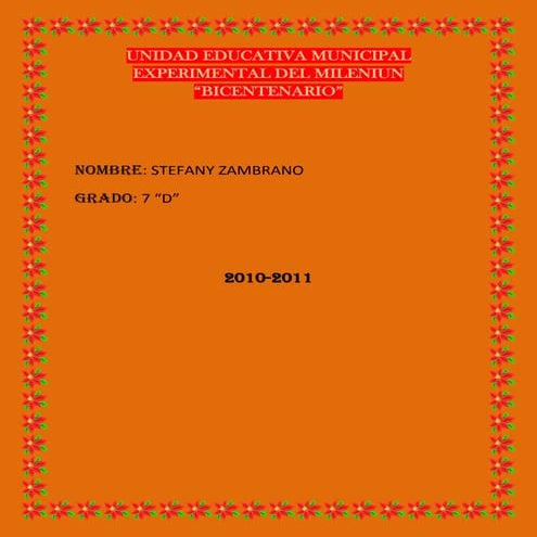 Unidad educativa municipal experimental del mileniun