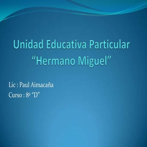 Unidad educativa particular