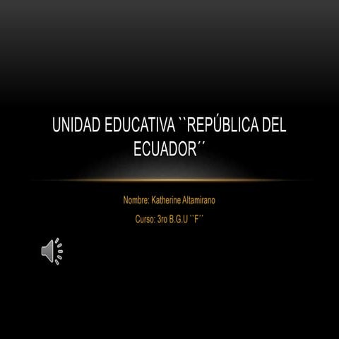 Unidad educativa ``República del Ecuador´´