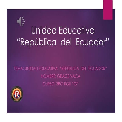 Unidad Educativa "República del ecuador"