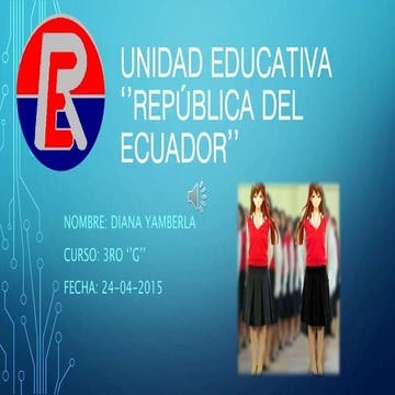 Unidad educativa ‘’republica del ecuador’’