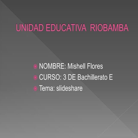 Unidad educativa  riobamba