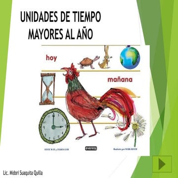 Unidades de tiempo mayores a un año | PPTX