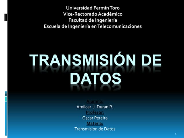 Transmision Datos