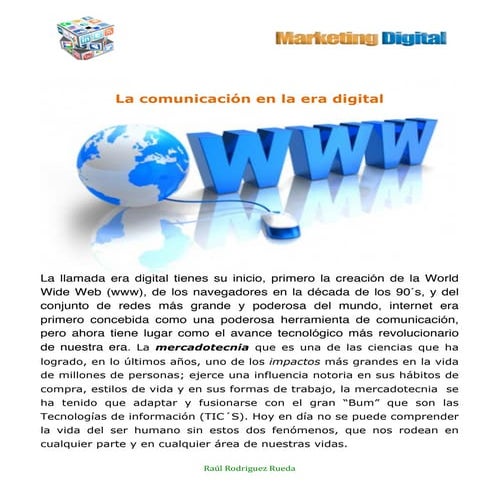 Unidad i. la comunicación en la era digital | PDF