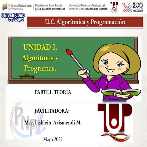 Unidad I. Algoritmo y Programas. Parte 1 | PDF