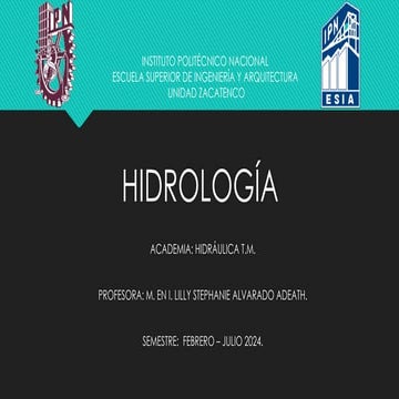 UNIDAD I DE HIDROLOGIA                             .pptx