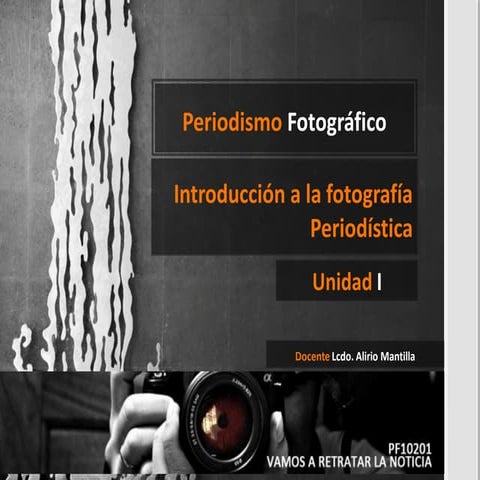 Introducción a la fotografía periodística 