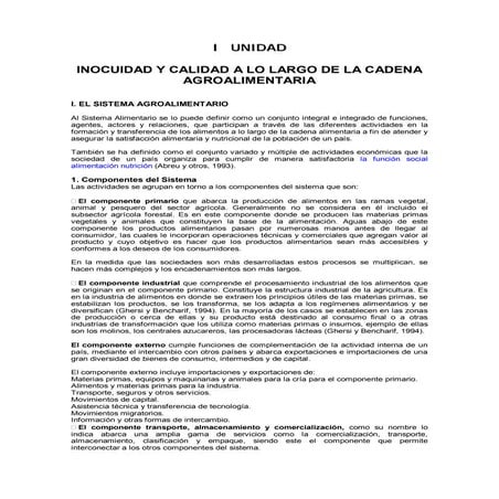 Unidad i control sanitario