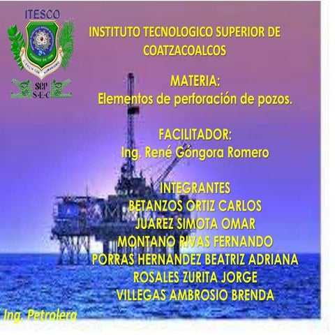 Unidad II Planeación y diseño de la perforación