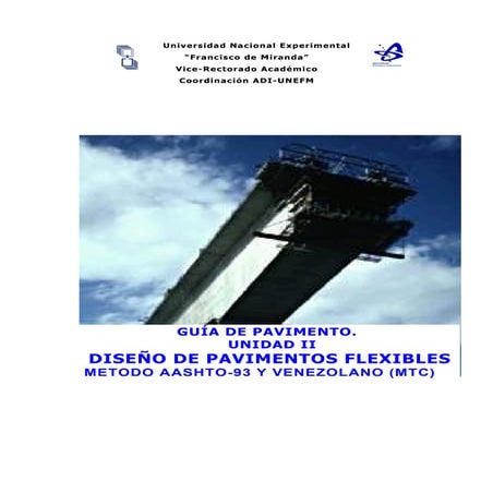 Diseño de espesores de pavimentos flexibles