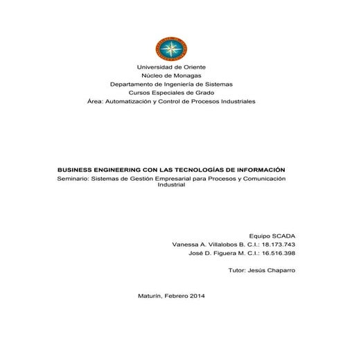 BUSINESS ENGINEERING CON LAS TECNOLOGÍAS DE INFORMACIÓN