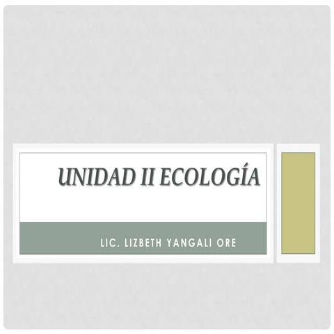 Ecologia