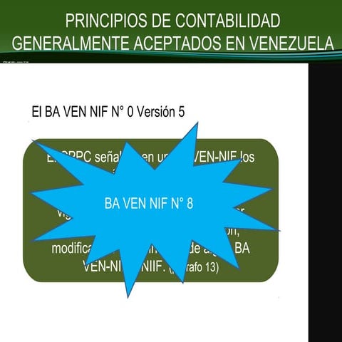 Unidad ii principios contantabilidad vzla ven nif y b ases legales a2013