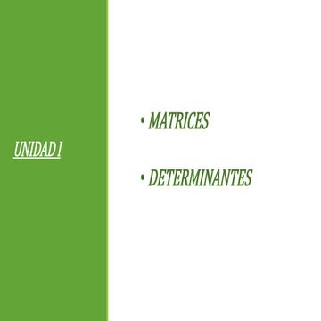 Matrices. Definición y operaciones entre matrices