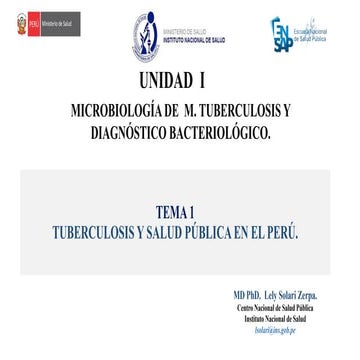 UNIDAD I TEMA 1 TUBERCULOSISISSSSSSSSSSS