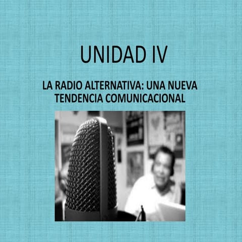 Unidad IV