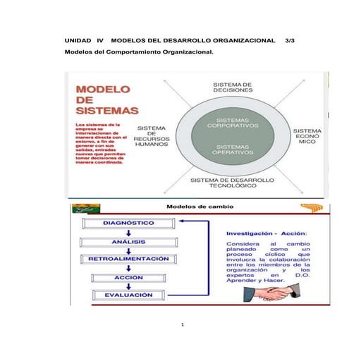 Modelo de desarrollo organizacional | DOC