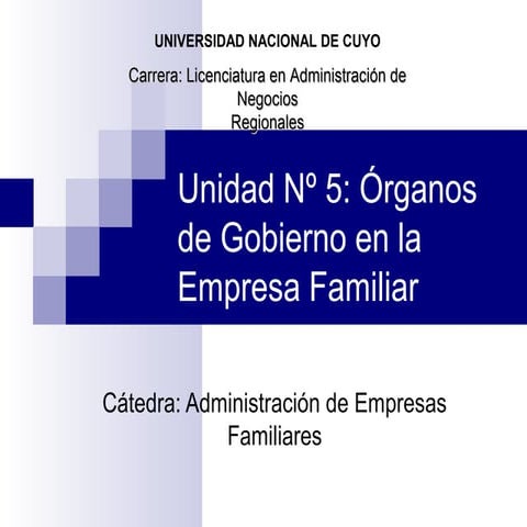 Rol del gerente general en la empresa familiar | PDF