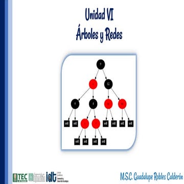 Unidad_VI_Arboles_y_Redes.pdf unidad 6 de afrboloes | PDF