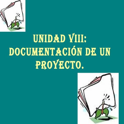Documentacion de un proyecto