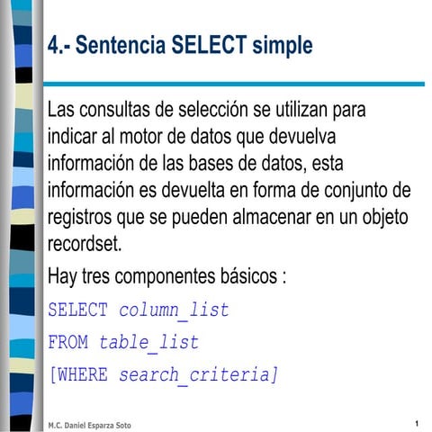 Como realizar consultas en sql (Unidad 3)