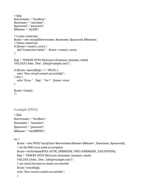 Stored Procedure
