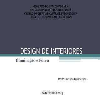 DESIGN DE INTERIORES - UNID III ILU...
