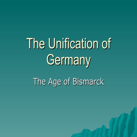 Unification Of Germany Ppt