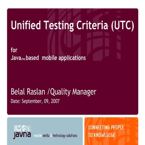 unified-testing-criteria-utc-ppt