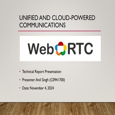 Unified_Cloud_Comm_Presentation anil singh ppt