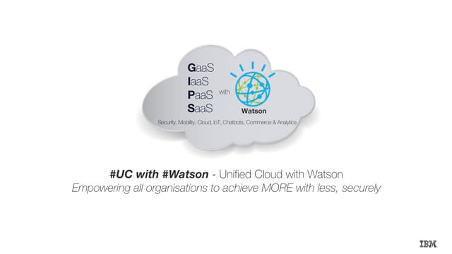 Unified Cloud with Watson Overview