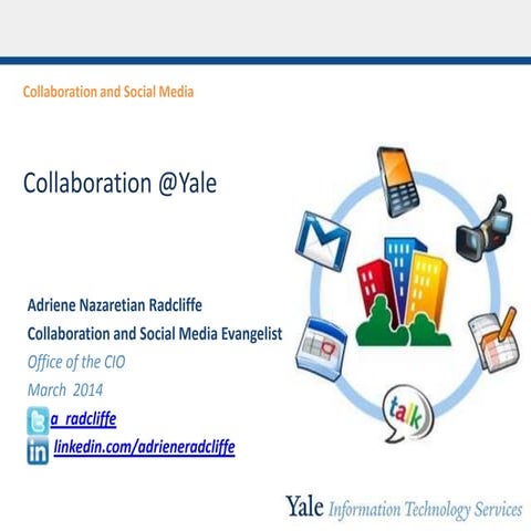 Collaboration Landscape at Yale (C-level Executive presentation)