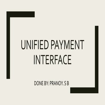 Unified payment interface