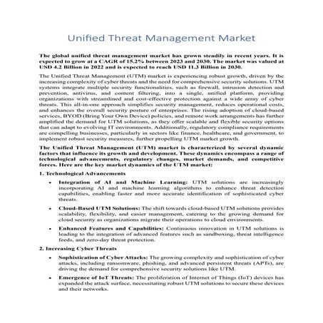 Unified threat management | PDF
