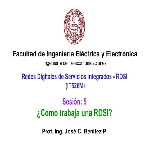 Instalaciones Red Digital de Servicio Integrados | PPTX