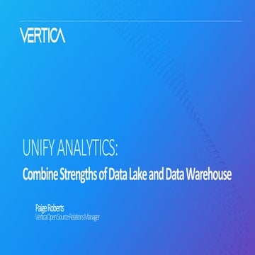 Unifying Analytics