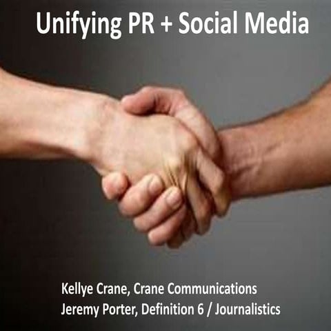 Unifying PR and Social Media
