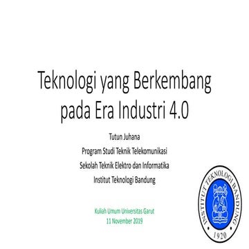 What should you prepare for industry 4.0 era