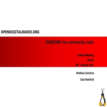 DAB+ for local and community radio