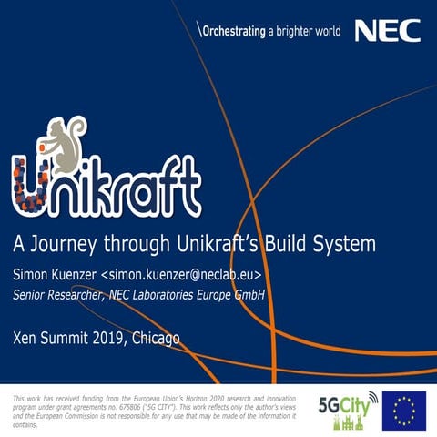 XPDDS19: A Journey through Unikraft's Build System