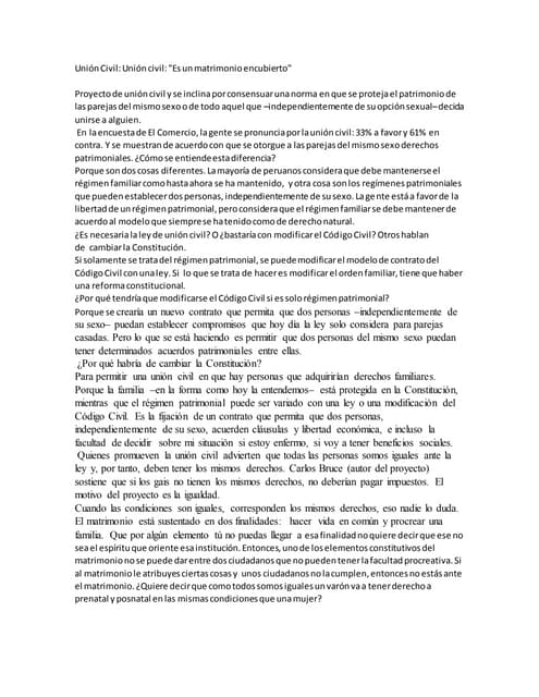 Unión civil- solidaria