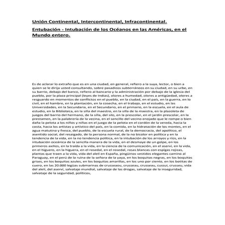 Unión Continental............. . . . ....