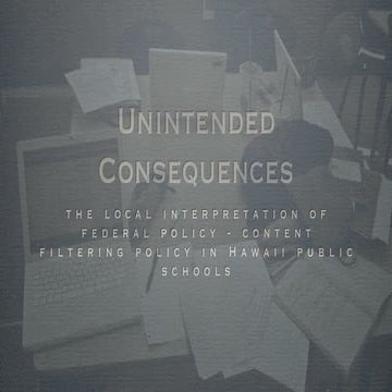 Unintended Consequences: Content-Filtering Policy in HIDOE