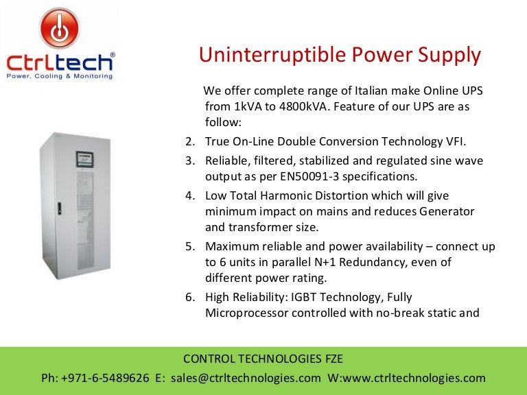 Uninterruptible power supply. UPS.