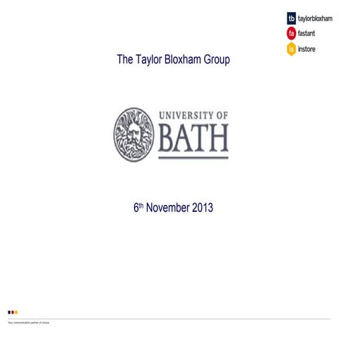Uni of bath presentation nov13